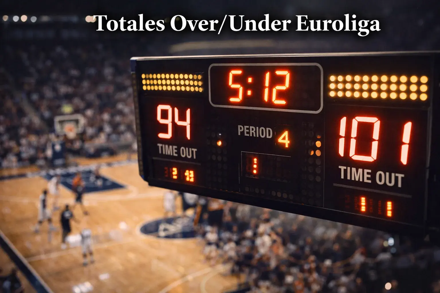 Apuestas de Totales en la Euroliga — Over/Under Explicado
